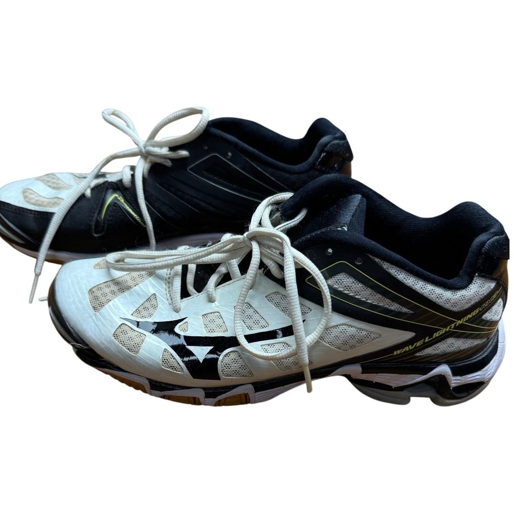 Mizuno Wave Lightning RX3 Womens Volleyball Shoes Black White V1GC140200 Size 9